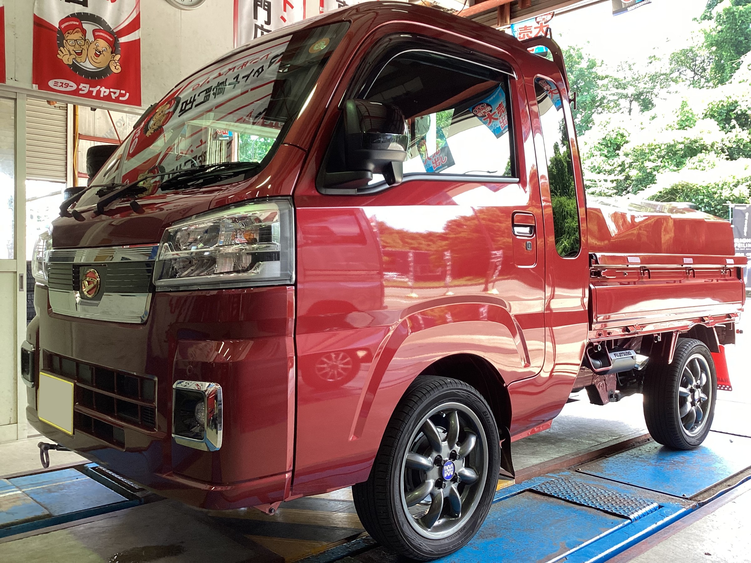 ハイゼットジャンボ S510P フジツボ A-K MBサイレンサー