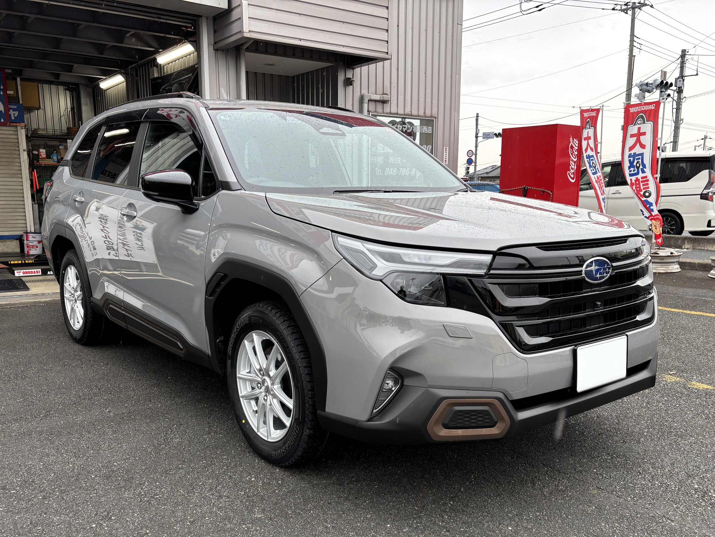 スバル フォレスターにブリヂストン BLIZZAK DM-V3を装着[タイヤ交換