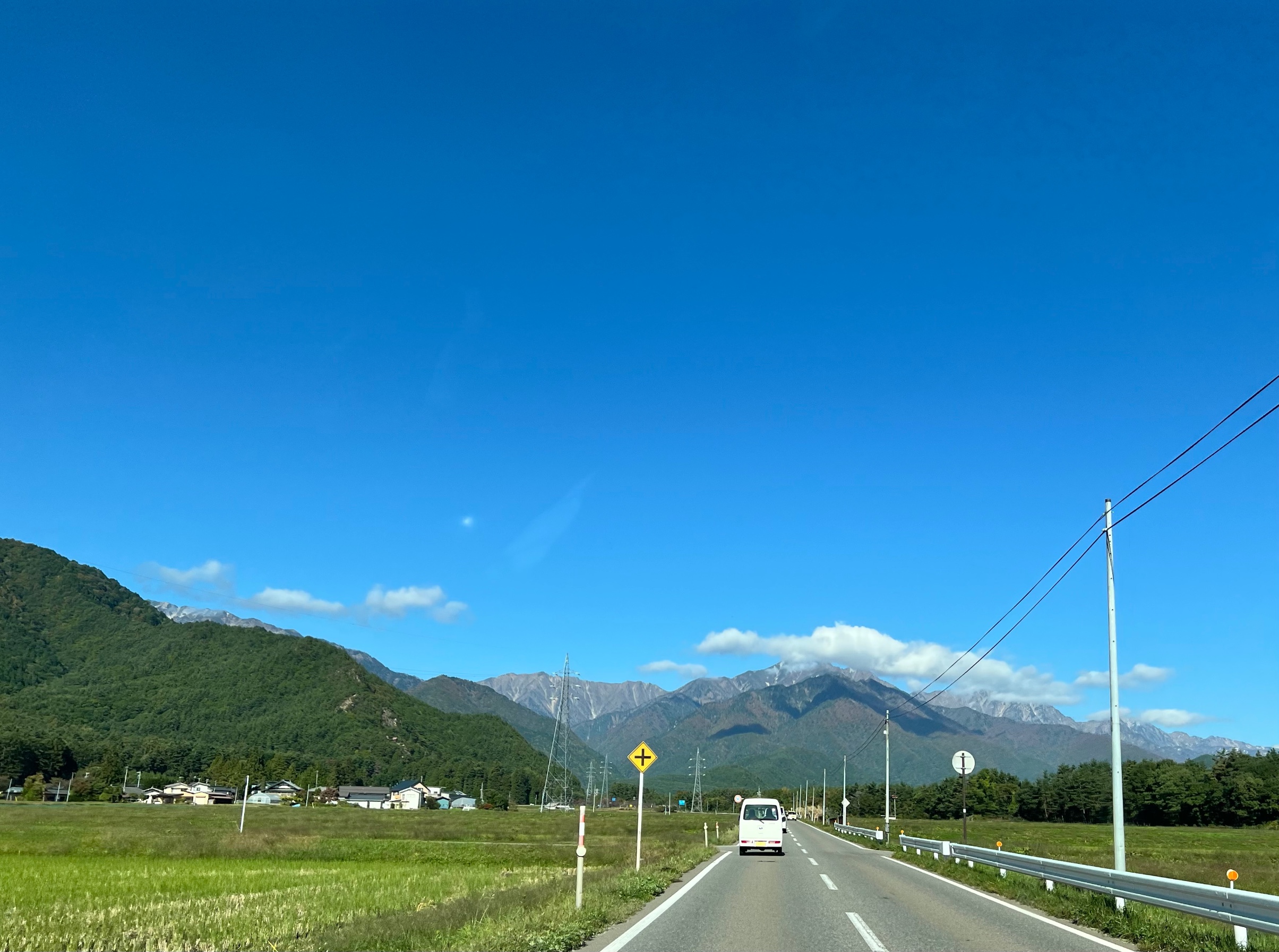 スタッフ撮影　助手席より