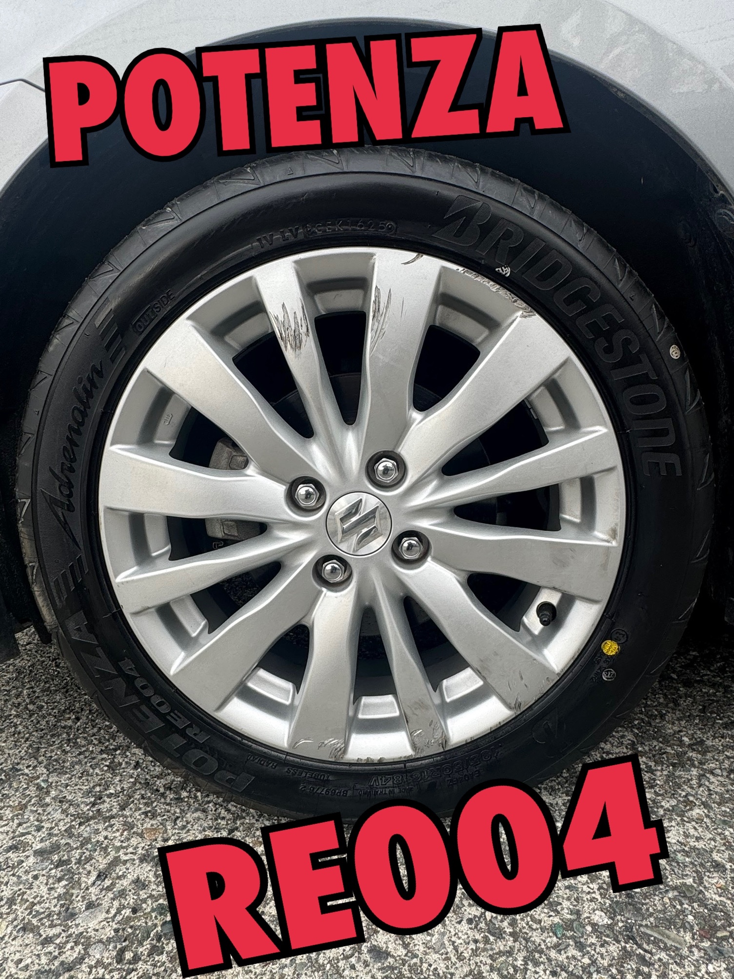 ♡スズキ スイフト ポテンザ RE004 タイヤ交換のお客様♡ | スズキ