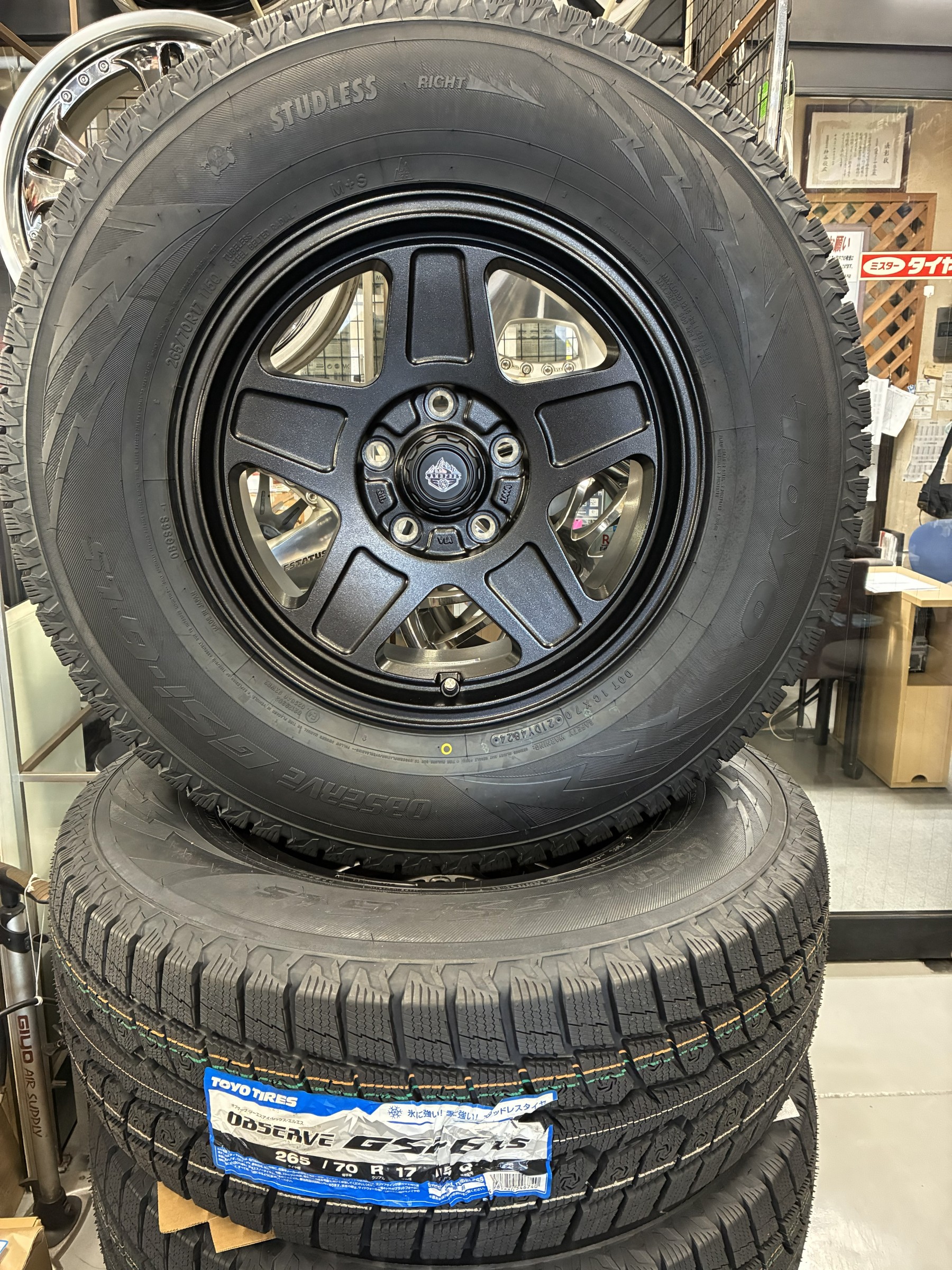 JLラングラー スタッドレスSET | ジープ ラングラー | スタッフ日記
