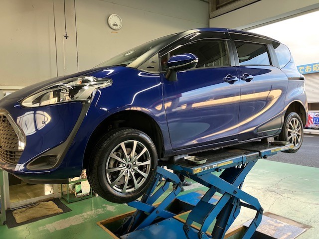 多走行のシエンタ様は、シーズン途中で「ブリザックWZｰ1」にチェンジ