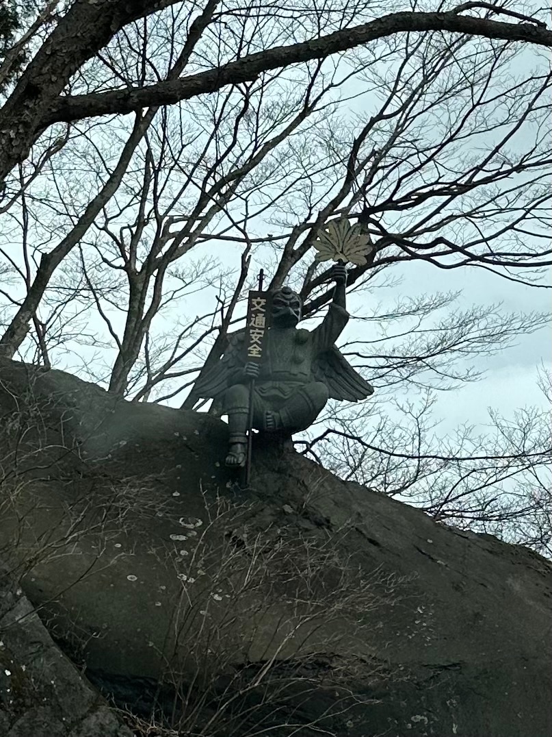 いろは坂の烏天狗