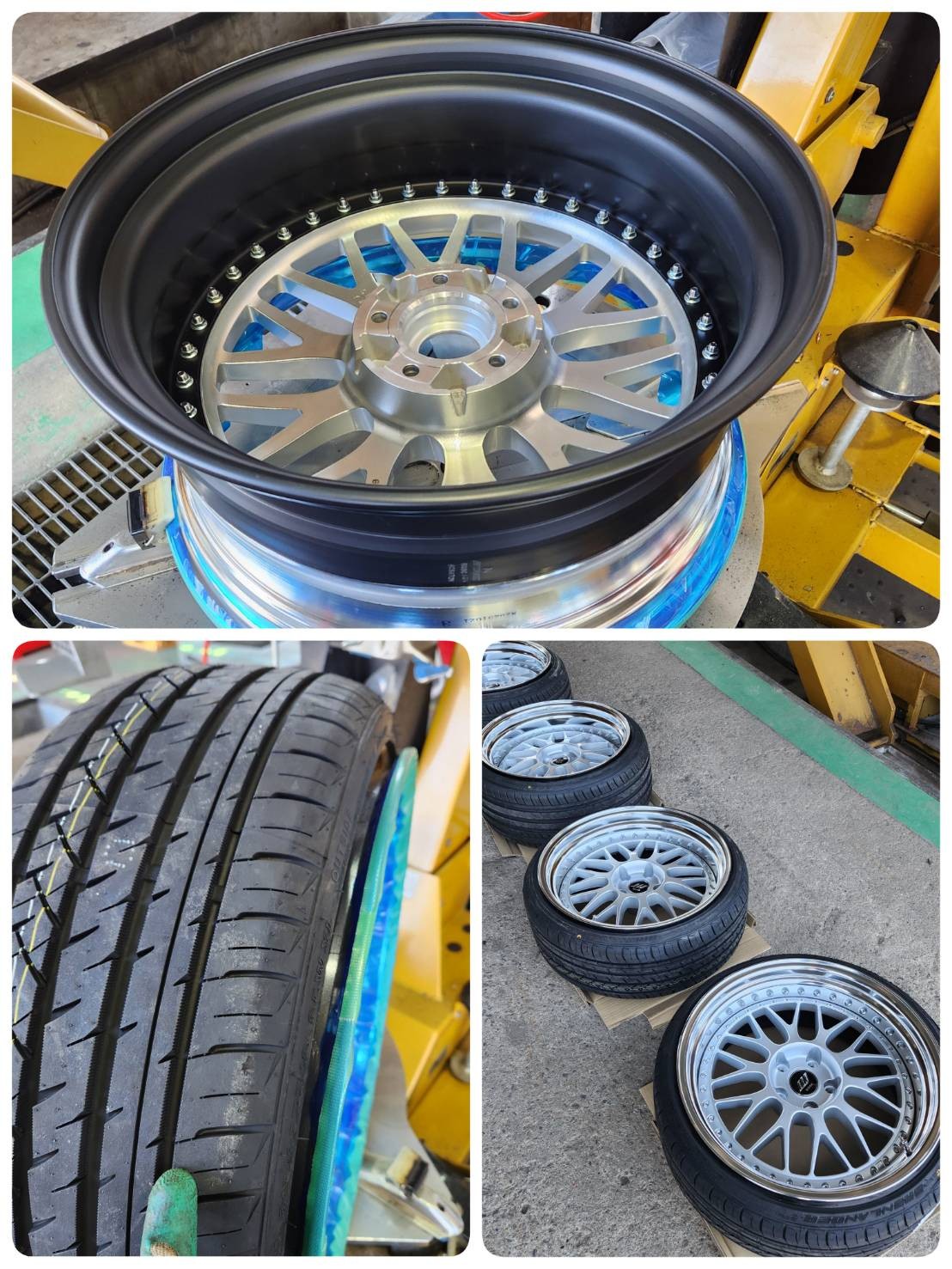 新品19インチWORKホイール』引っ張りタイヤ仕様(^o^)／ | ホイール