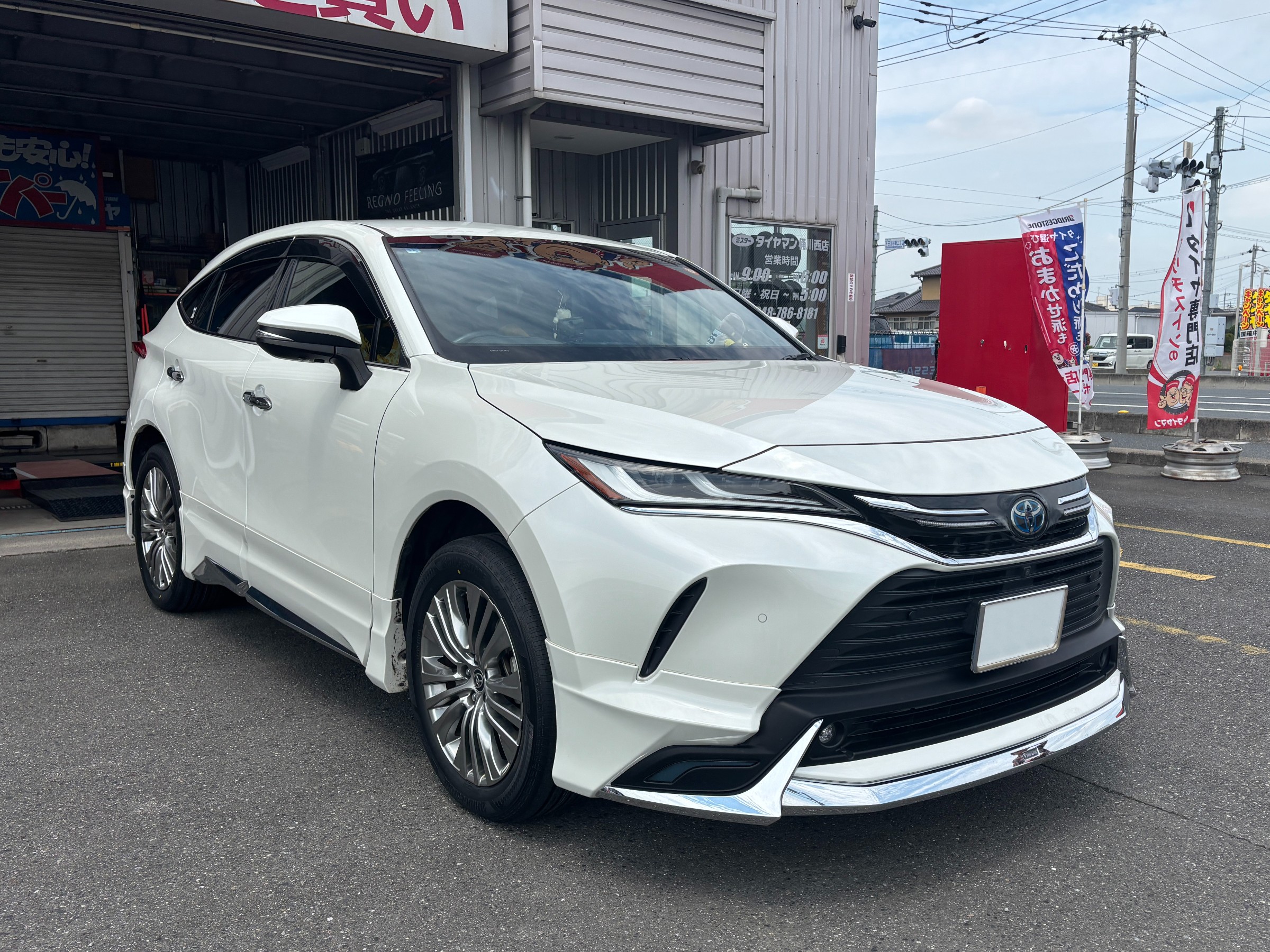 トヨタ ハリアーにブリヂストン ALENZA LX200を装着[タイヤ交換