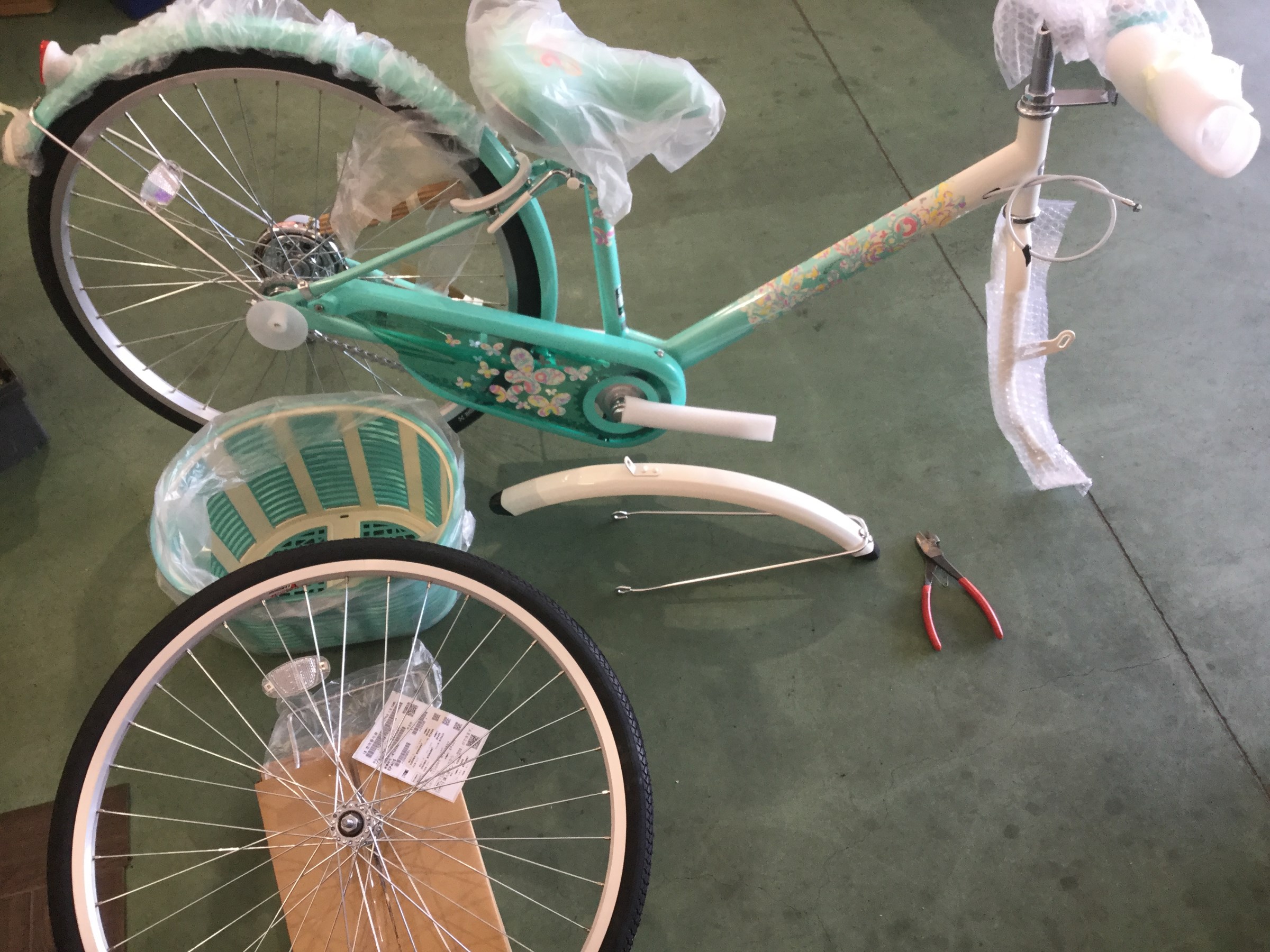 可愛い自転車 スタッフ日記 ミスタータイヤマン 長野東店 長野県のタイヤ カー用品ショップ ブリヂストンのタイヤ専門店