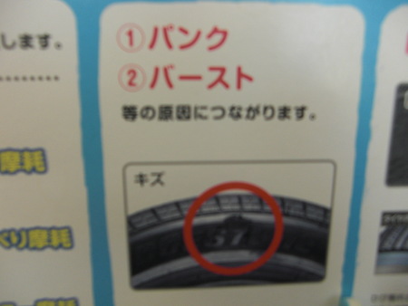 タイヤ側面のめくれは治せるか スタッフ日記 ミスタータイヤマン 渡辺 愛知県 三重県のタイヤ カー用品ショップ ブリヂストンのタイヤ専門店