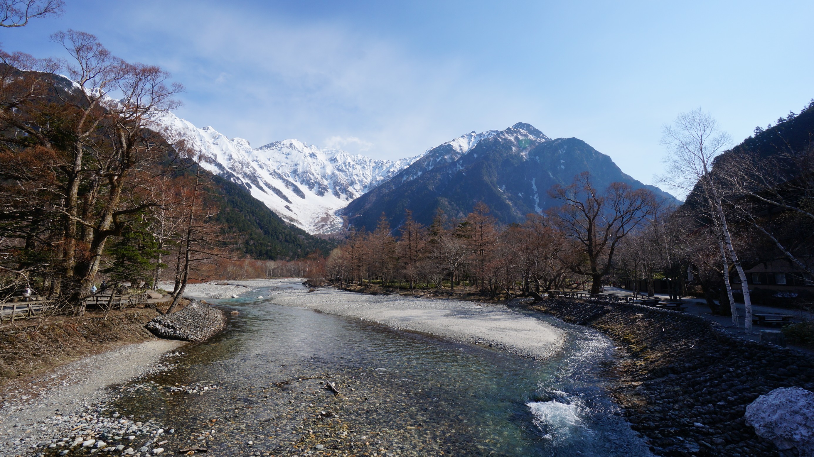 上高地(河童橋から)