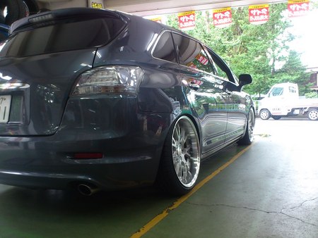 車高短マークX Zioホイール取り付けました！！ | 技術