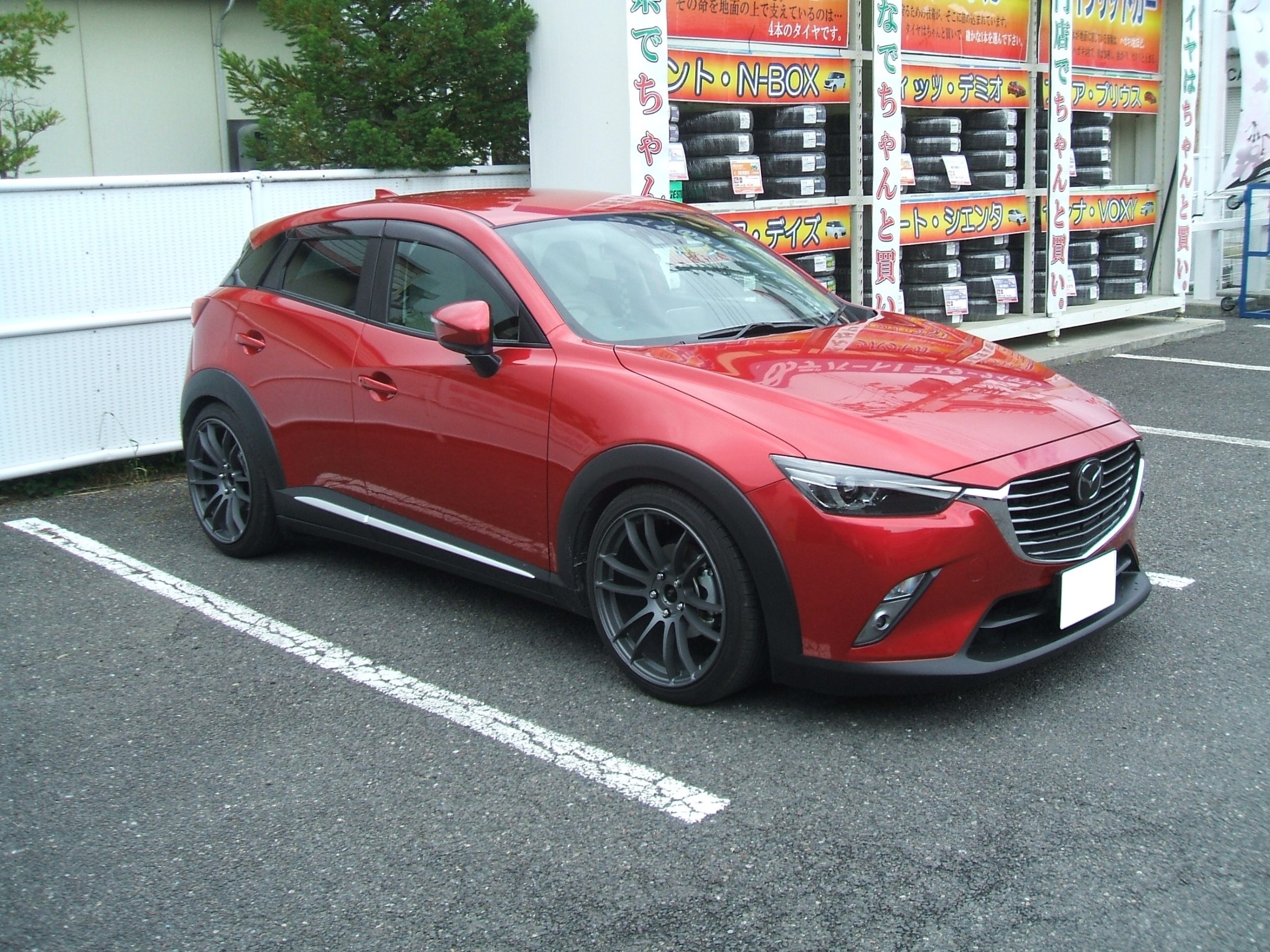 マツダ Cx 3 アライメント調整しました マツダ Cx 3 メンテナンス商品 タイヤ ホイール関連 アライメント調整 スタッフ日記 ミスタータイヤマン 岡谷 長野県のタイヤ カー用品ショップ ブリヂストンのタイヤ専門店