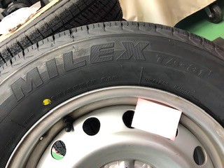185/65R15 88S 4本 ブリヂストンタイヤ MILEX TA-51 2019年製