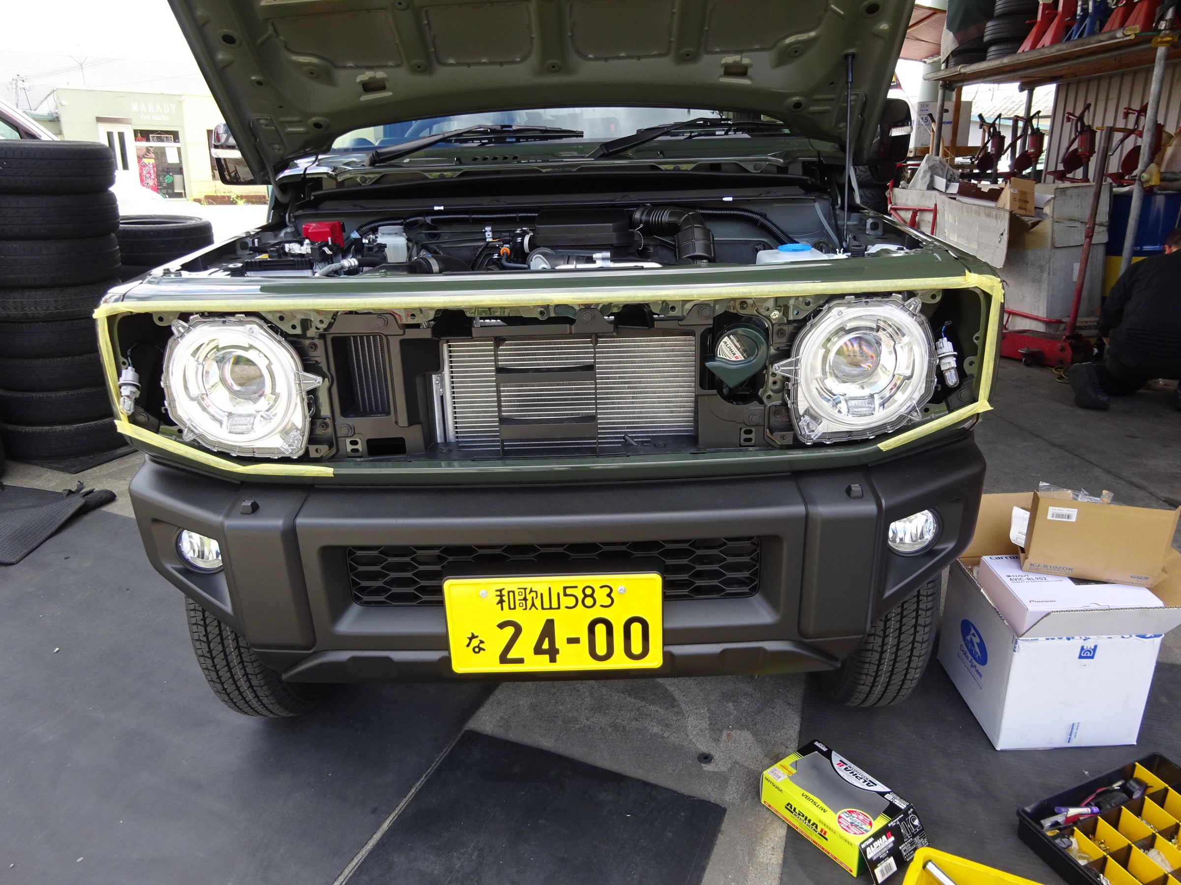 新車ラッシュ スズキ ジムニー Av ナビ機器 カー用品取付 各社ナビゲーション取付 スタッフ日記 ミスタータイヤマン M Tech ブリヂストンのタイヤ専門店 ミスタータイヤマン