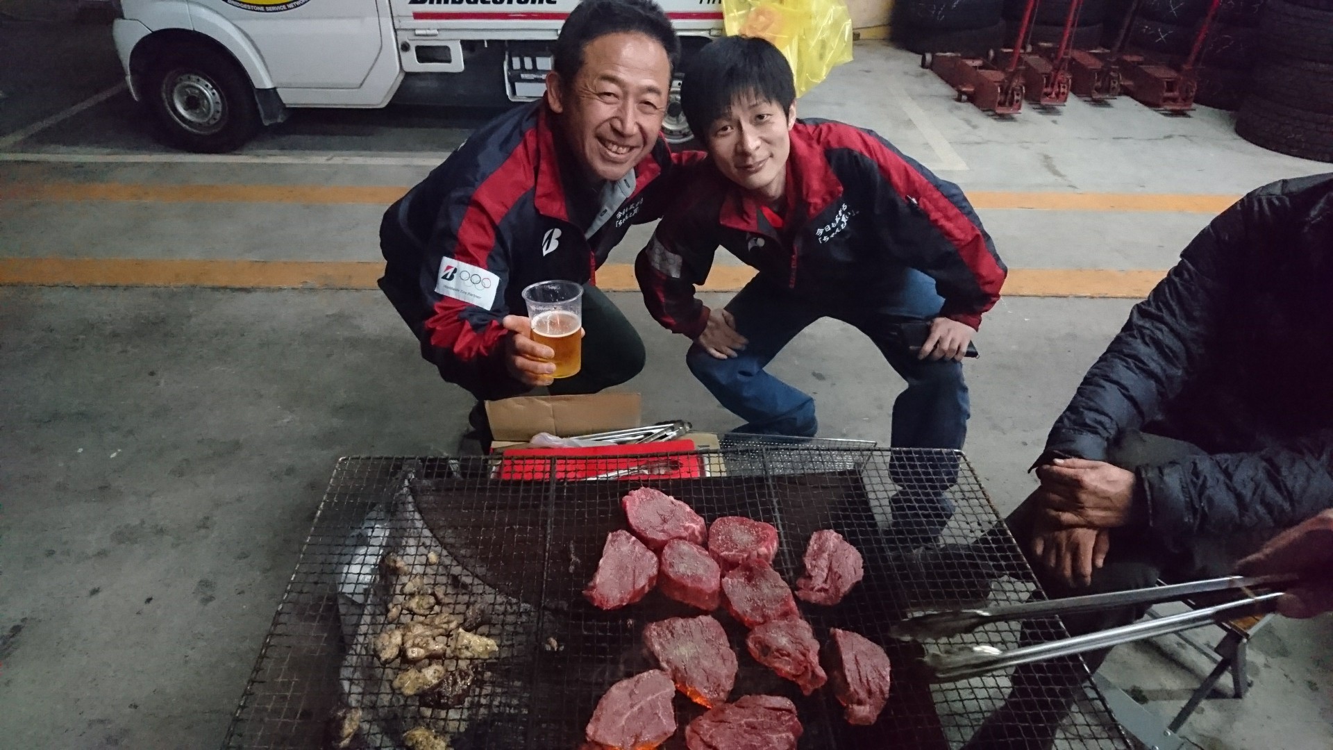 お肉まだかな。