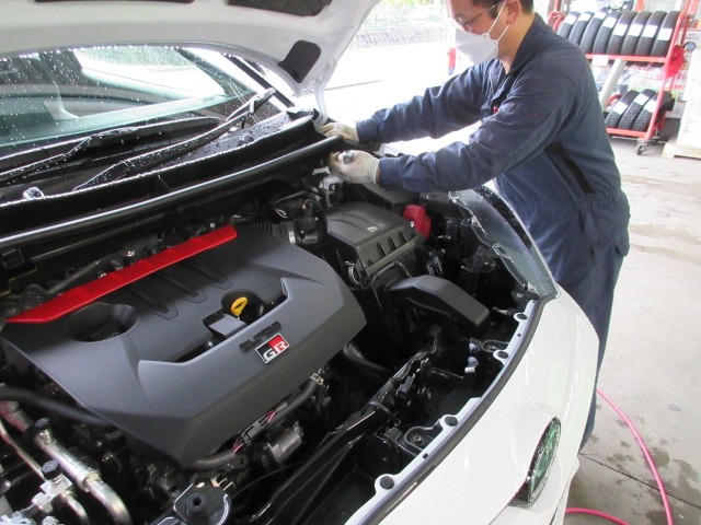 GRヤリスにGフォースのダウンスプリング・GRヤリスRS納車