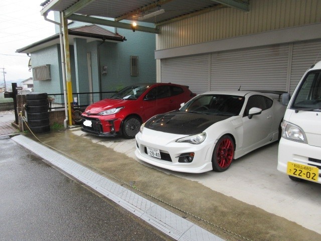 GRヤリスにGフォースのダウンスプリング・GRヤリスRS納車