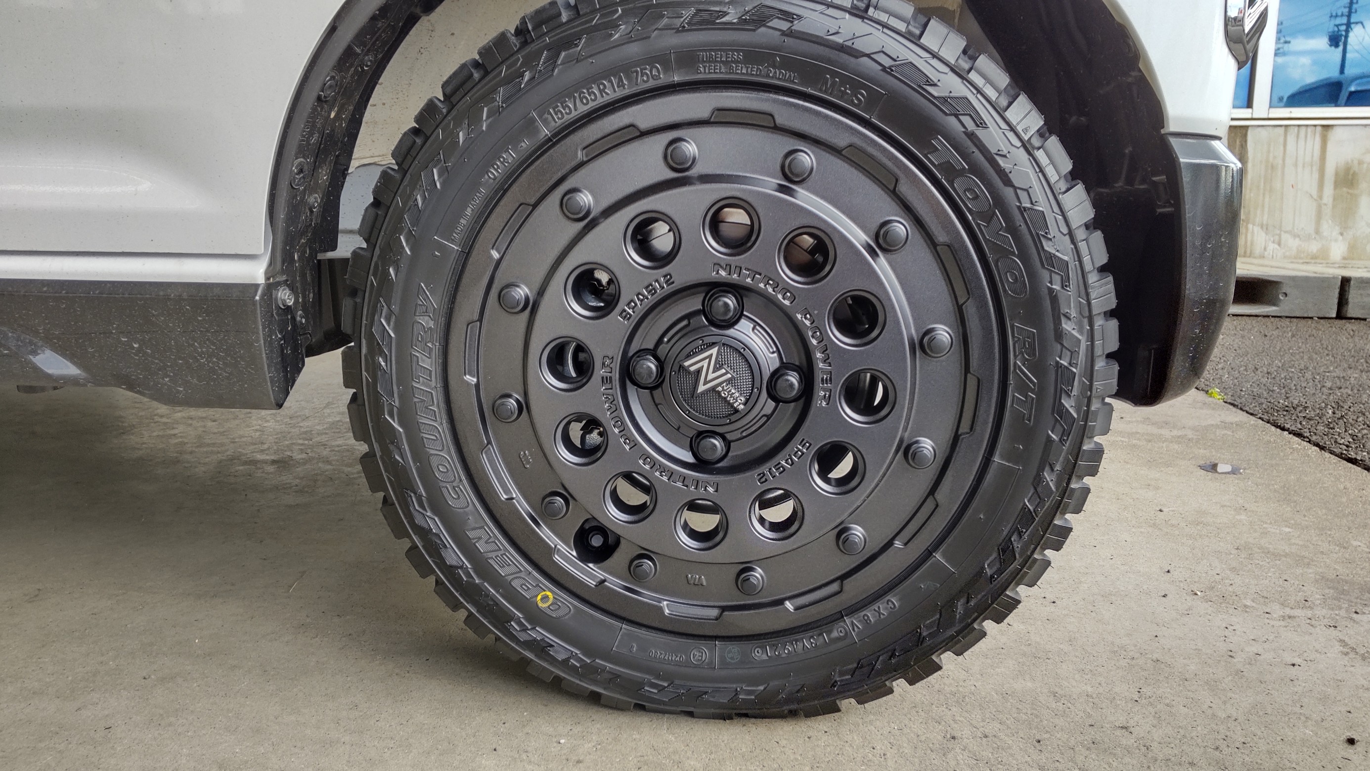 ○送料無料○ H12 Nitro MID power NITRO POWER spas12ホイールタイヤ4