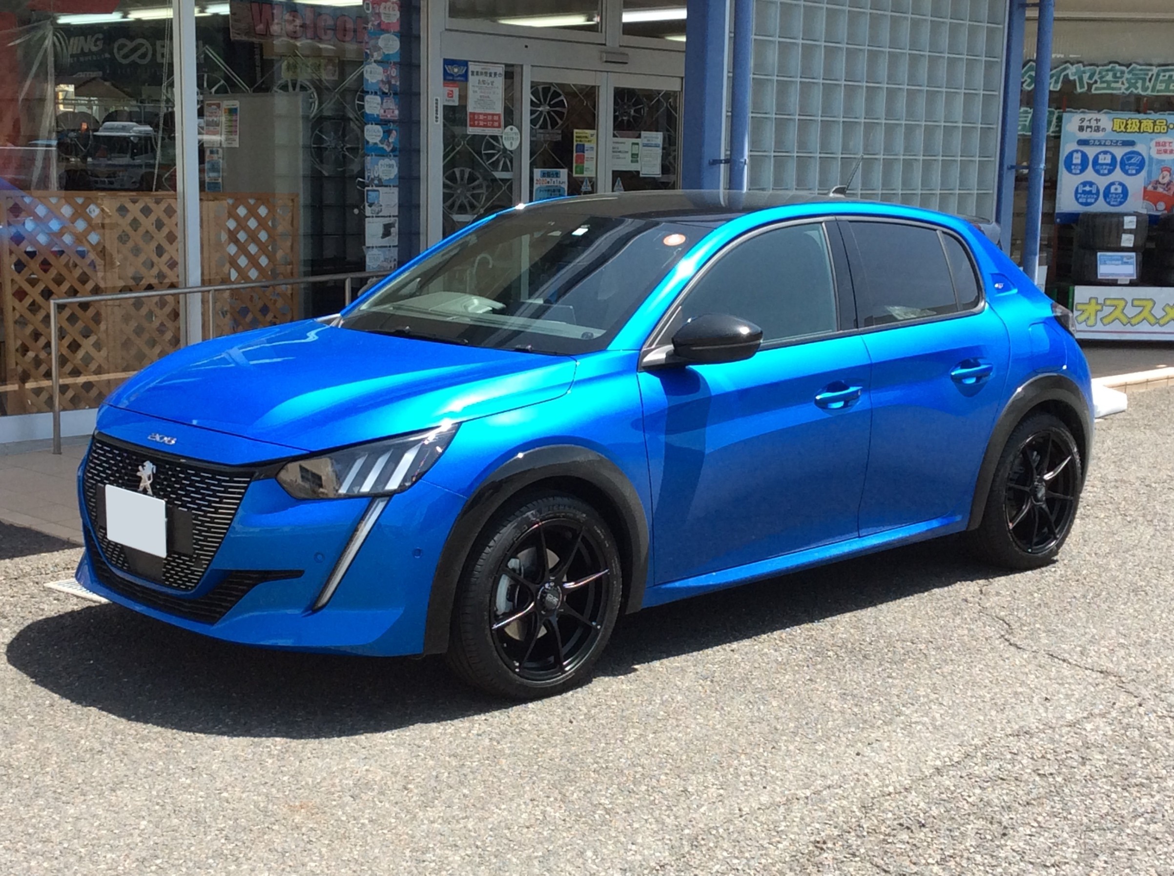 プジョー 208で アルミホイール交換しました＾＾ | プジョー ホイール  