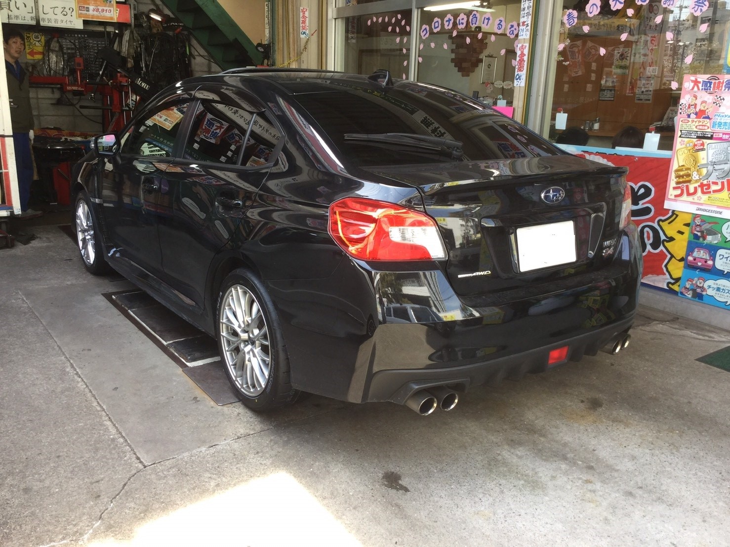NEW POTENZA RE71RSお取り付け編です。 | スタッフ日記 | ミスター