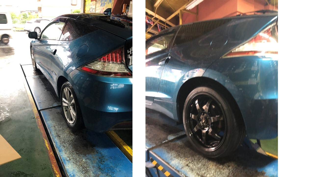 装着事例♪ホンダ CRZに17インチホイール♫ | ホンダ CR-Z ホイール