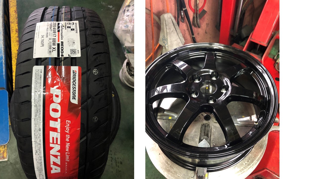 装着事例 ホンダ Crzに17インチホイール ホンダ Cr Z ホイール タイヤ ホイール関連 乗用車用タイヤ交換 スタッフ日記 ミスタータイヤマン 古市 タイヤ カー用品ショップ ブリヂストンのタイヤ専門店