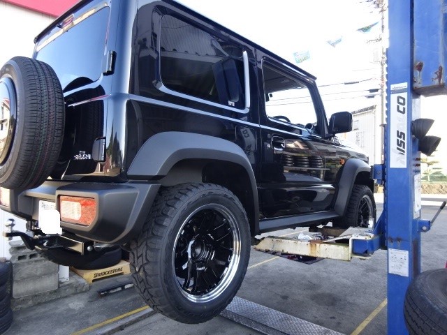 Jb74ジムニーシエラ車高短 Bmw７５０liホイール修理 ムーブ X Beeにスタッドレスタイヤ スズキ ジムニー その他 カー用品取付 足回り関係取付 スタッフ日記 ミスタータイヤマン M Tech ブリヂストンのタイヤ専門店 ミスタータイヤマン