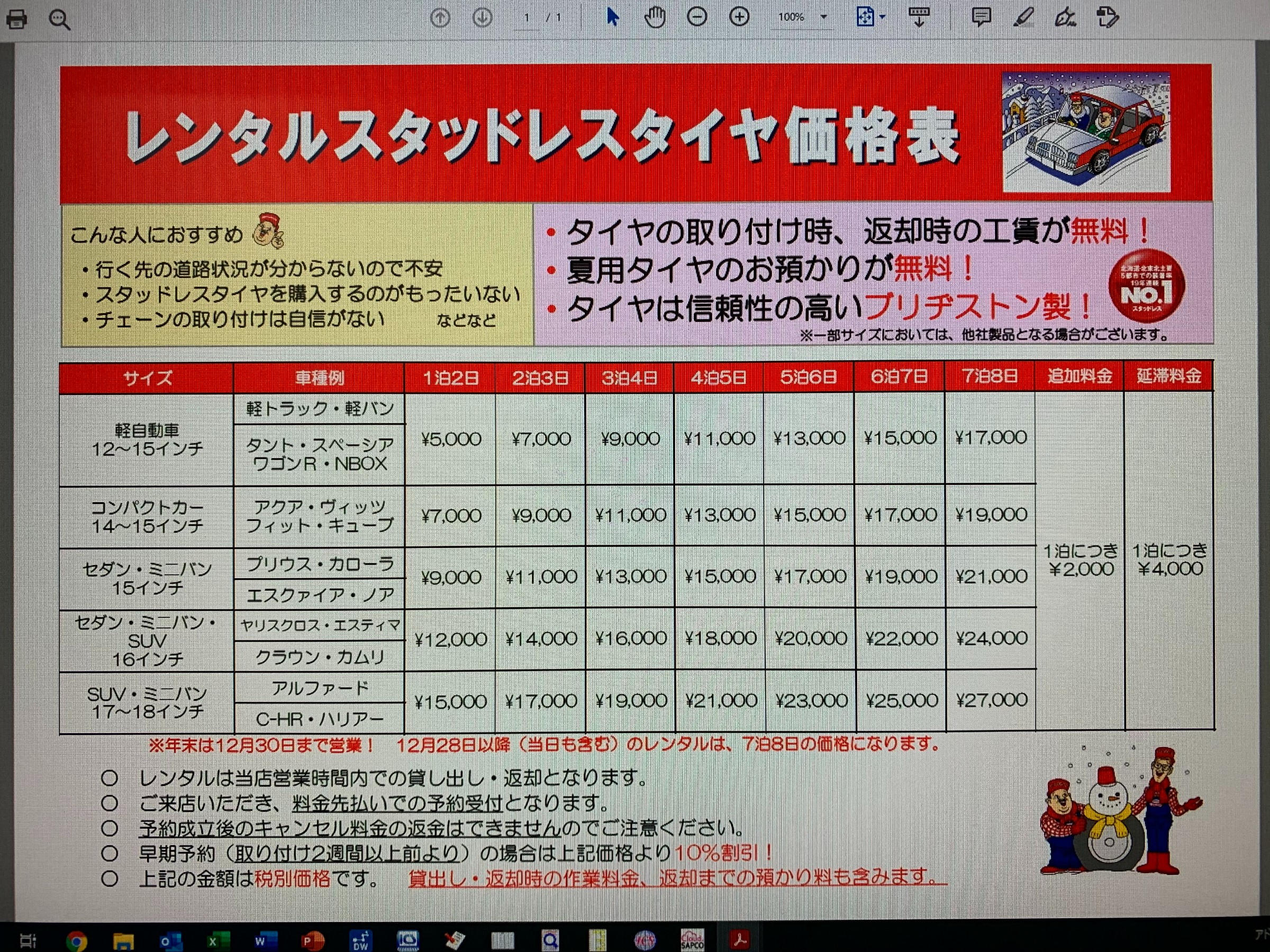 あなたのスタッドレスタイヤは大丈夫ですか スタッフ日記 ミスタータイヤマン まんが 大阪府 和歌山県のタイヤ カー用品ショップ ブリヂストンのタイヤ専門店